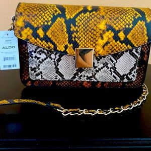 SNAKESKIN INSPIRED PURSE
